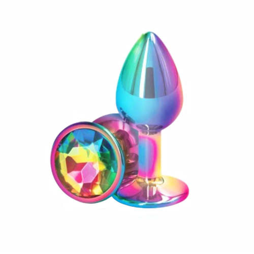 Jeweled Rainbow Princess Butt Plug