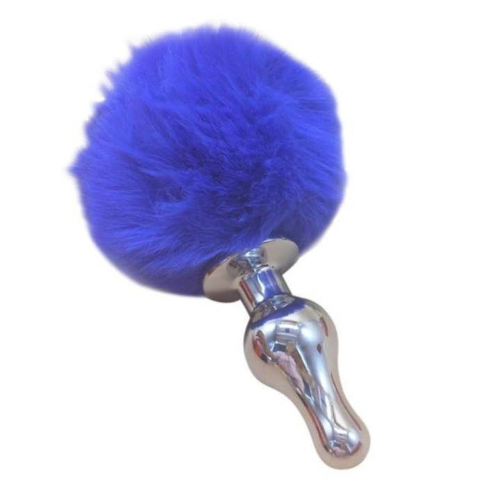3  Multi-Colored Fur Ball With Aluminum Alloy