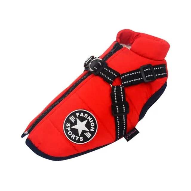Vip Dog Clothes Jacket For Small Medium Large Dogs Winter Warm