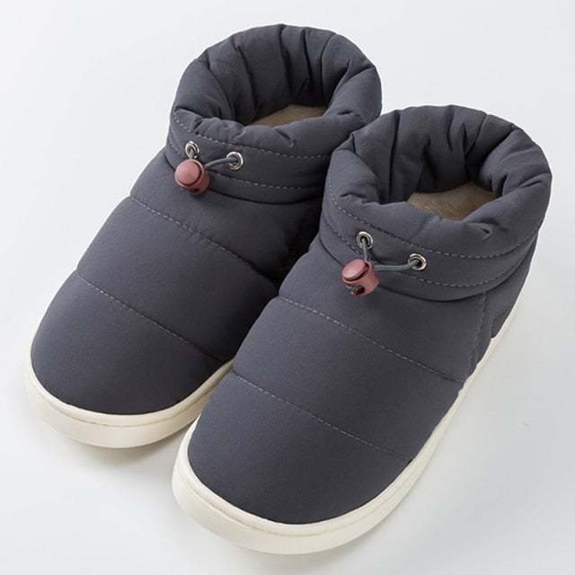 Women Winter Down Shoes Plus Size 45 Couple Snow Boots Women Shoes Antiskid Bottom Soft Keep Warm Mother Casual Boots Mens