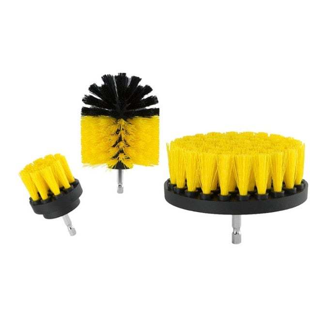 3/4/6 Pcs Drill Brush Cleaner Kit Power Scrubber For Cleaning Bathroom Bathtub Cleaning Brushes Scrub Drill Car Cleaning Tools