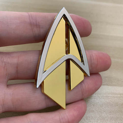 Star Trek Picard Admiral Jl Pin The Next Generation Communicator Pin Brooches Halloween Cosplay Props