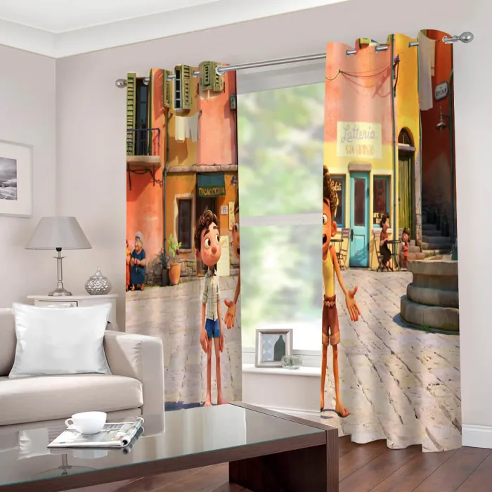 Luca Curtains 2 Panels Blackout Window Drapes For Room Decoration