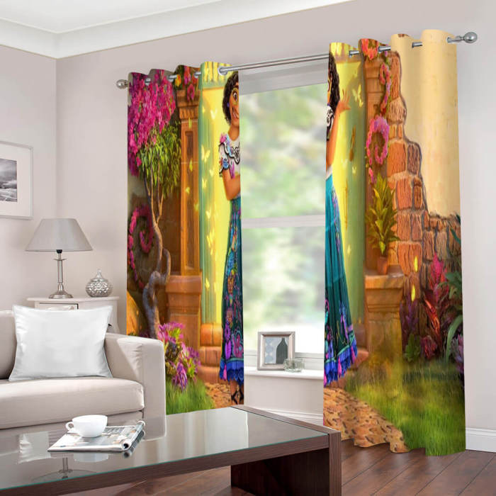 Encanto Curtains Cosplay Blackout Window Drapes For Room Decoration