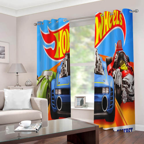 Wheels Curtains Cosplay Blackout Window Drapes For Room Decoration