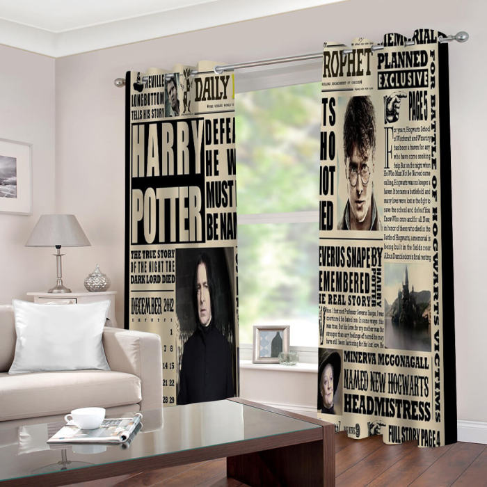 Harry Potter Curtains Blackout Window Drapes For Room Decoration