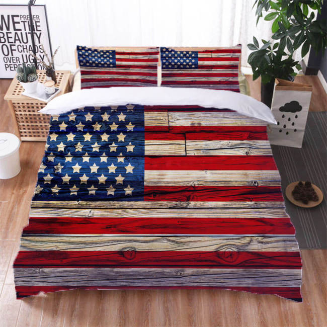 The American National Flag Bedding Set Us Duvet Cover Bed Sheet Sets