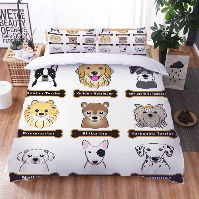 Animal World Bedding Set Quilt Duvet Cover Bed Sheet Sets