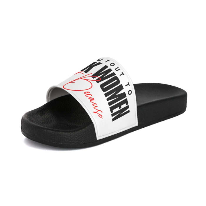 (Preorder)Women'S Shout Out To Black Women Just Because Slides