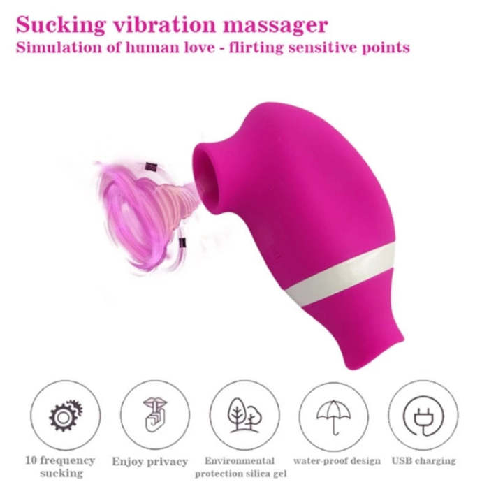 Sucking And Licking Pinky Vibrator
