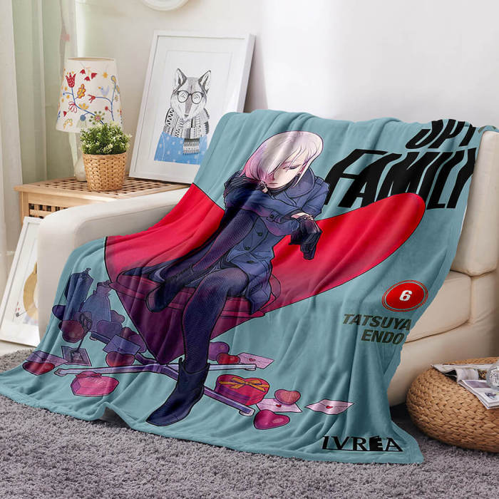 Spy X Family Flannel Fleece Blanket Throw Blanket For Room Decoration