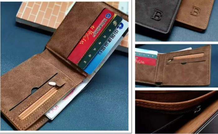 Ultra-Slim Leather Wallet