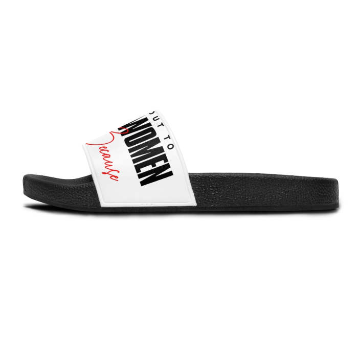 (Preorder)Women'S Shout Out To Black Women Just Because Slides