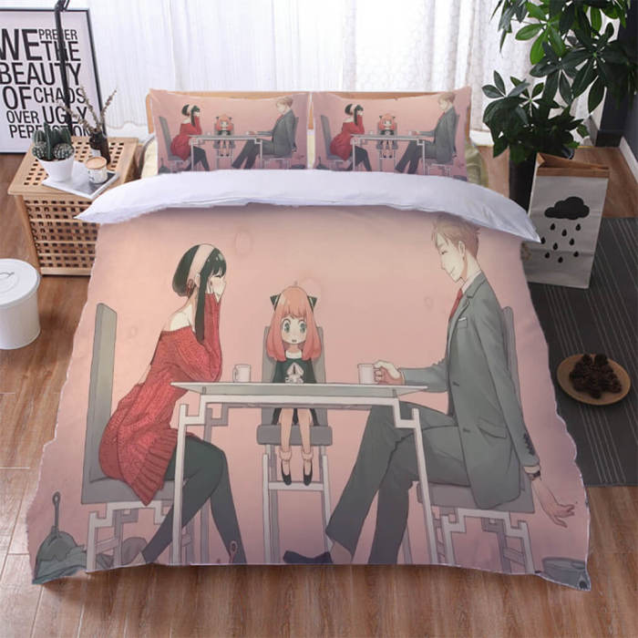 Spy X Family Bedding Set Quilt Cosplay Duvet Cover Bed Sheet Sets