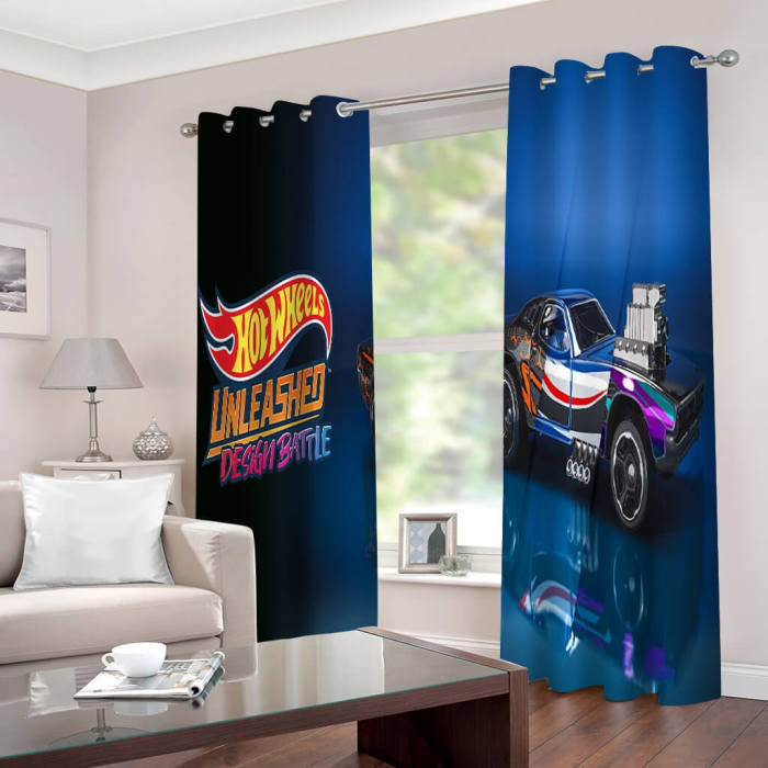 Wheels Curtains Cosplay Blackout Window Drapes For Room Decoration