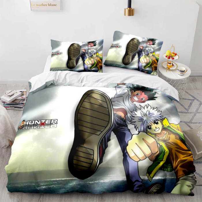 Hunter×Hunter Bedding Set Duvet Covers Cosplay Bed Sheet Sets