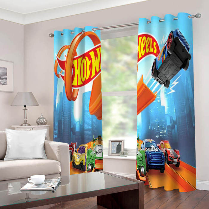Wheels Curtains Cosplay Blackout Window Drapes For Room Decoration