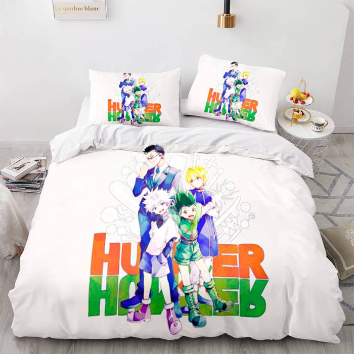 Hunter×Hunter Bedding Set Cosplay Duvet Cover Bed Sheet Sets