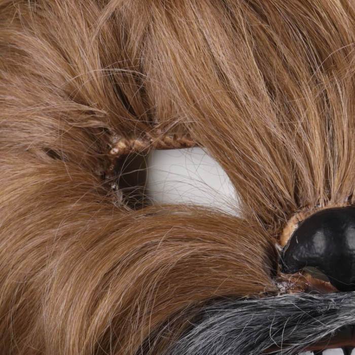 Star Wars Chewbacca Cosplay Helmet Mouth Movable Mask Halloween Prop