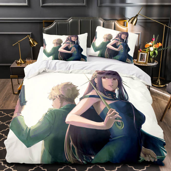Spy×Family  Bedding Set Quilt Duvet Cover Cosplay Bed Sheet Sets