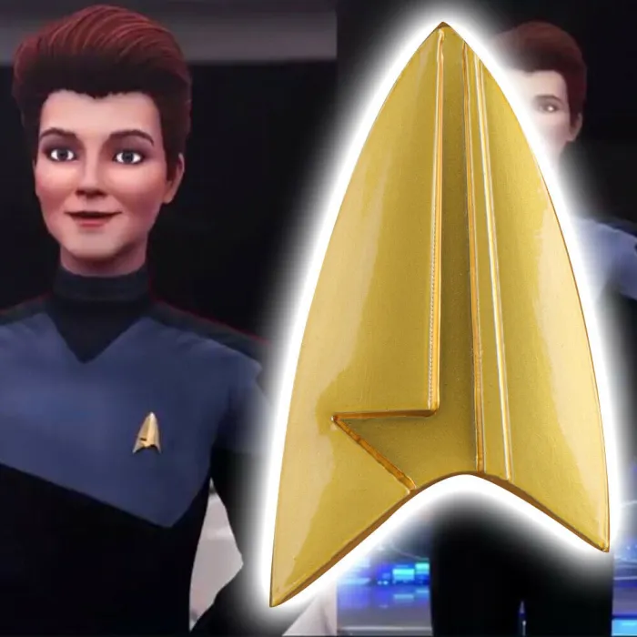 Star Trek Prodigy Captain Kathryn Jaay Magnet Badge Starfleet Pin Halloween Cosplay  Accessories