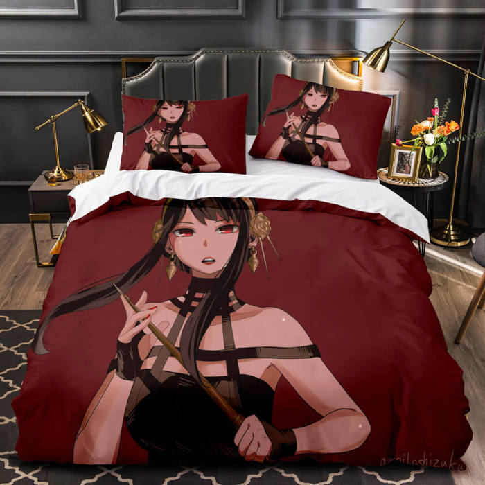 Spy×Family Bedding Set Quilt Duvet Cover Bed Sheets For Room Decoration