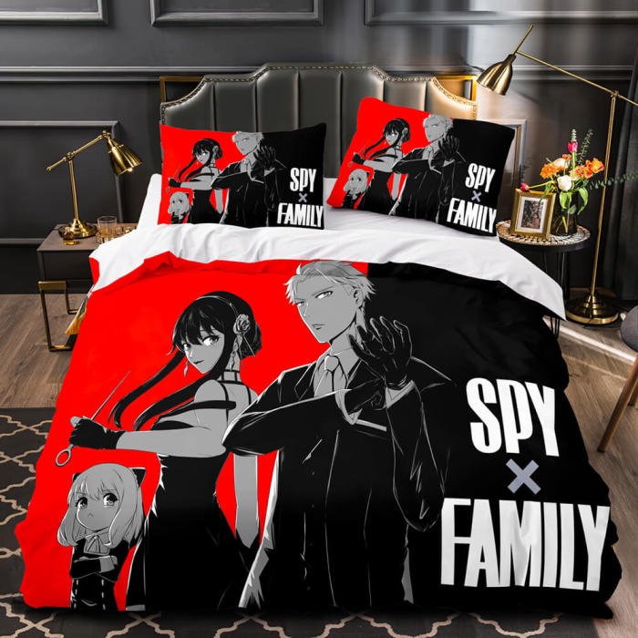 Spy×Family Bedding Set Quilt Duvet Covers Bed Sheet Sets