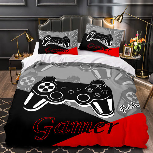 Gamepad Bedding Set Quilt Duvet Cover Joystick Bed Sheet Sets