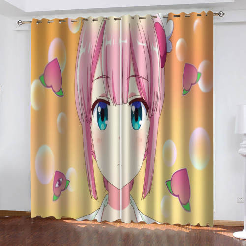 The Demon Girl Next Door Curtains Blackout Cosplay Window Drapes