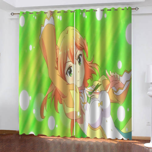 The Demon Girl Next Door Curtains Blackout Cosplay Window Drapes