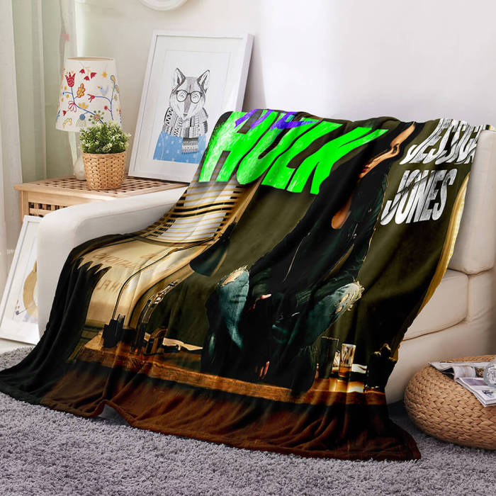 She Hulk Blanket Flannel Fleece Blanket Throw Cosplay Blanket Room Decoration