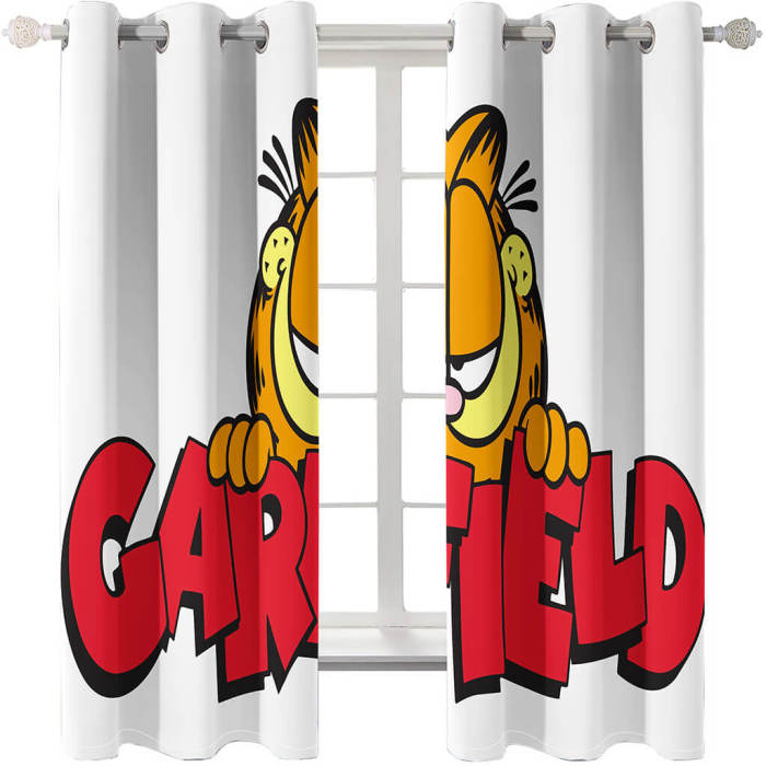 Garfield Curtains Blackout Window Treatments Drapes For Room Decoration