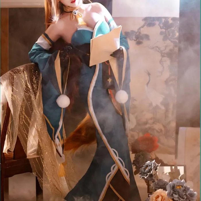 Ms Hina Gorou Female From Genshin Impact Cosplay Costume