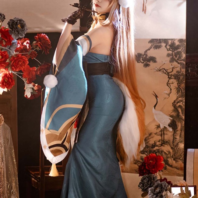 Ms Hina Gorou Female From Genshin Impact Cosplay Costume