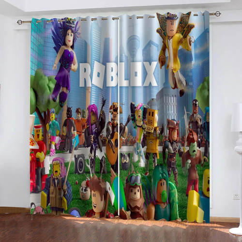 Roblox Curtains Blackout Window Treatments Drapes For Room Decoration