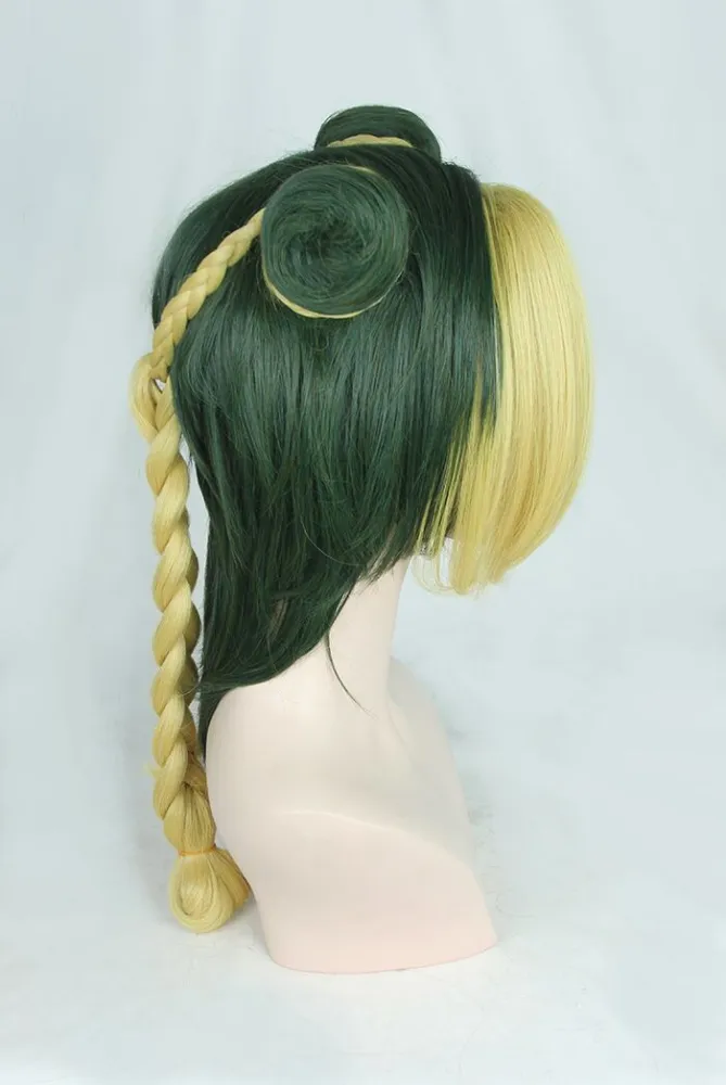 Jojo'S Bizarre Adventure: Stone Ocean Anime Jolyne Cujoh Green Cosplay Wig