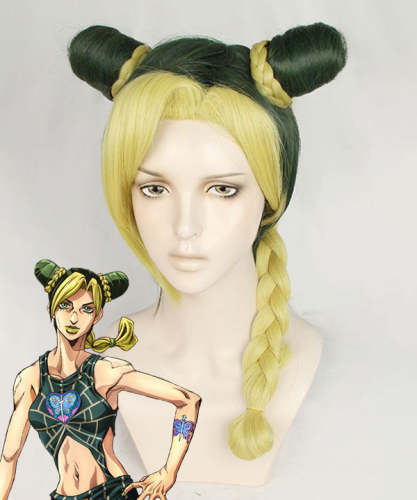 Jojo'S Bizarre Adventure: Stone Ocean Anime Jolyne Cujoh Green Cosplay Wig