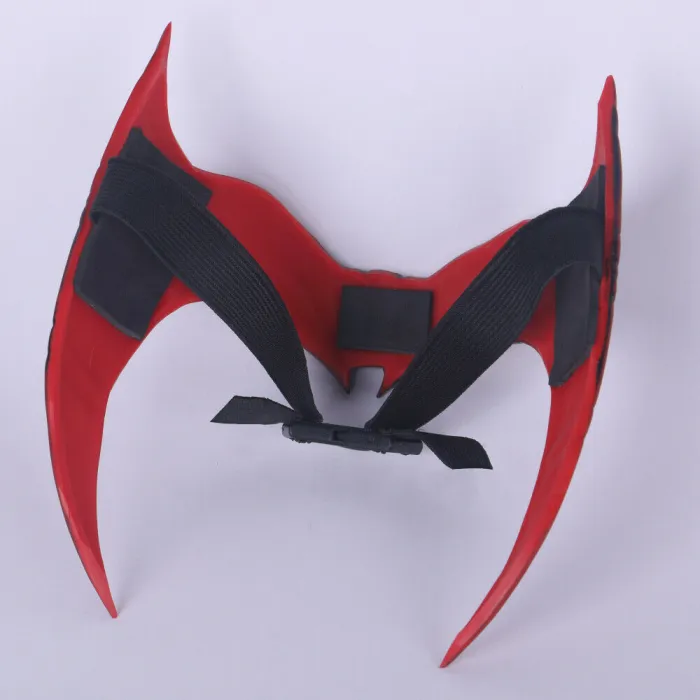 Wanda Vision Scarlet Witch Cosplay Crown Headpiece Women Helmet Mask Props Pvc