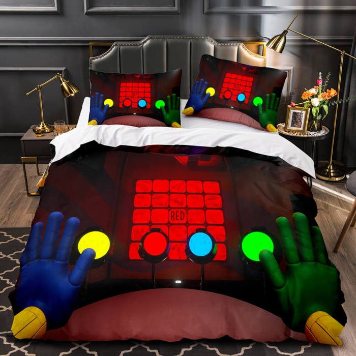 Mob Games Poppy Playtime Bedding Set Quilt Duvet Cover Bedding Sets