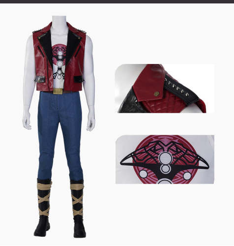 Thor  Cosplay Costume Thor Love And Thunder Sleeveless Outfits