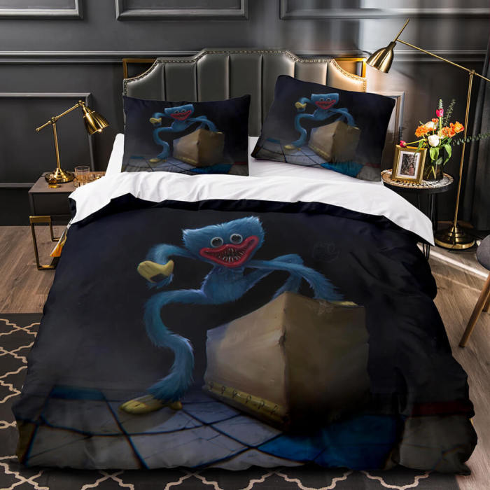 Game Poppy Playtime Bedding Set Cosplay Quilt Duvet Cover Bed Sheet Sets