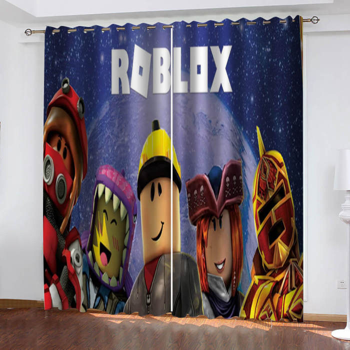 Roblox Curtains Blackout Window Treatments Drapes For Room Decoration
