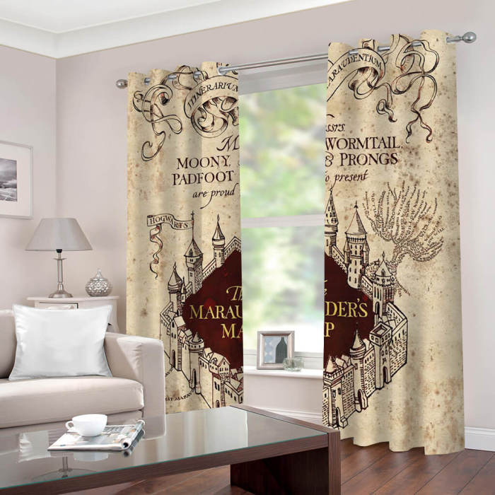 Harry Potter Curtains Blackout Window Drapes For Room Decoration