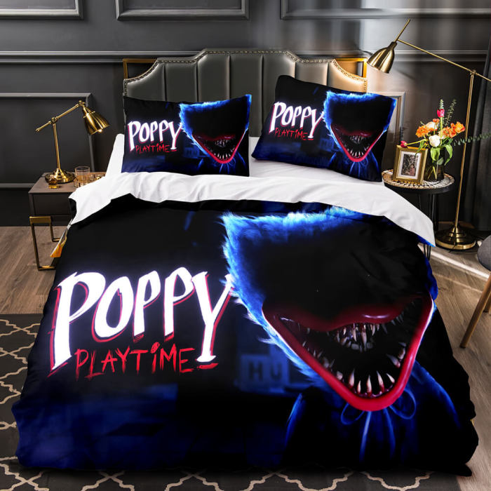 Mob Games Poppy Playtime Bedding Set Quilt Duvet Cover Bedding Sets