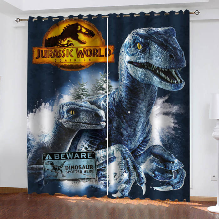 Jurassic World Dominion Curtains Blackout Window Drapes