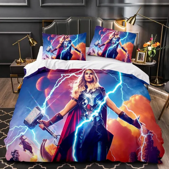 Thor 4 Love And Thunder Bedding Set Duvet Cover