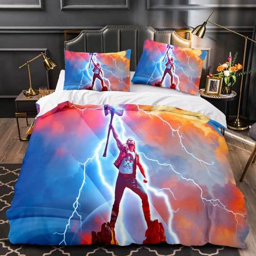 Thor 4 Love And Thunder Bedding Set Duvet Cover