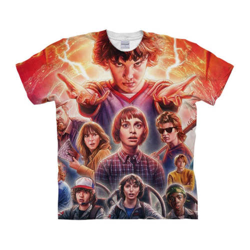 Stranger Things Team Full Print T-Shirt