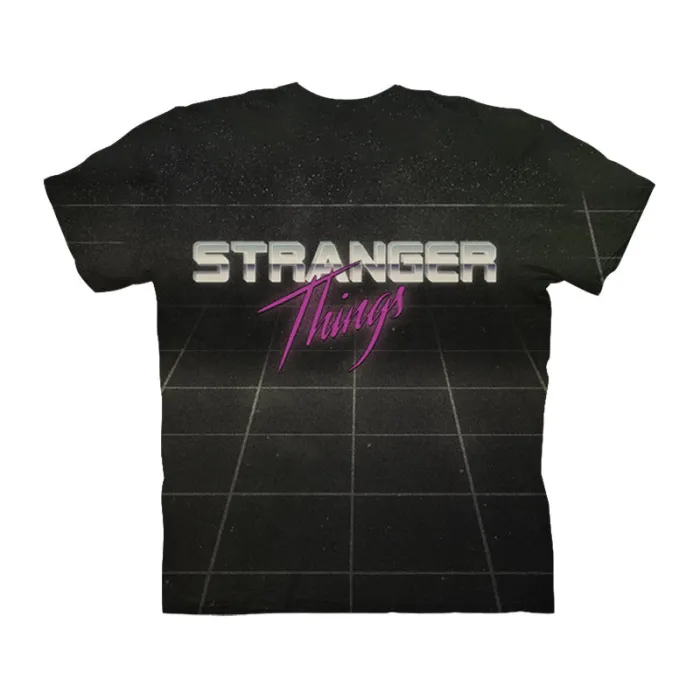 Stranger Things Carbon Black T-Shirt