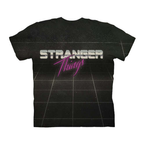 Stranger Things Carbon Black T-Shirt
